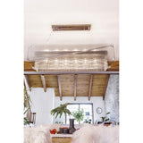 Hudson Valley Lighting Apollo Linear Pendant with Hand-Worked Iron