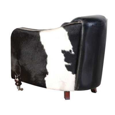The Bristol Cowhide and Leather Armchair