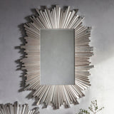 The Helios Rectangle Sunburst Mirror