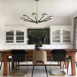 Hudson Valley Lighting Ace Candelier in Hand-Worked Iron with 10 Lights