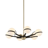 Hudson Valley Lighting Ace Candelier in Hand-Worked Iron with 6 Lights