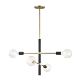 Hudson Valley Lighting Astrid Chandelier in Steel with 4 Lights