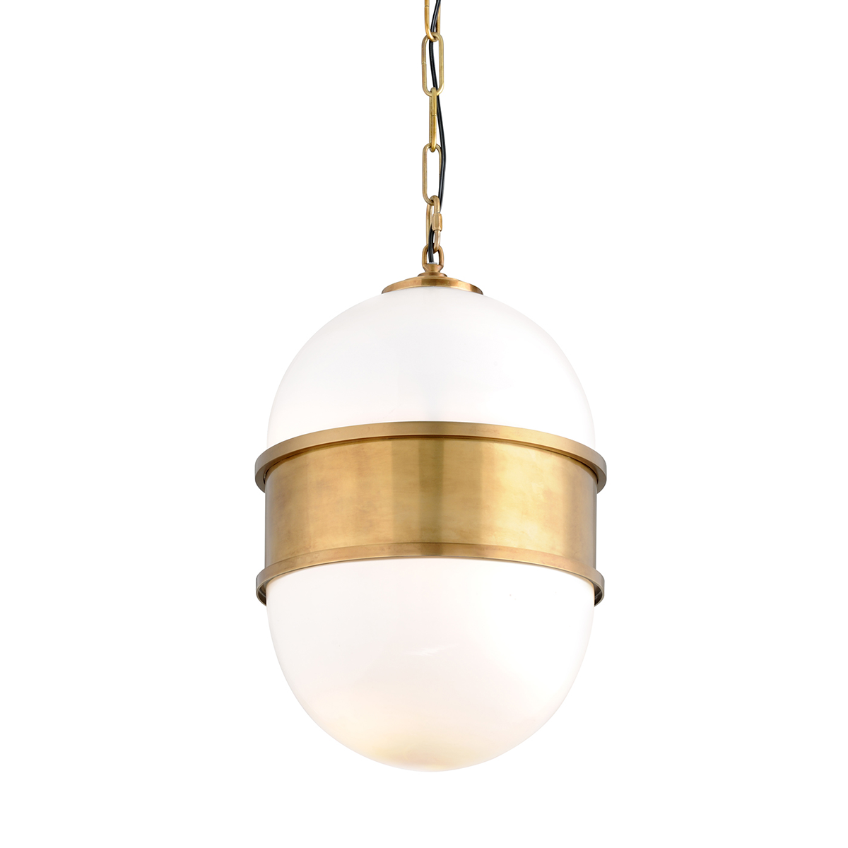 Hudson Valley Lighting Broomley Pendant Light in Solid Brass with Two Lights