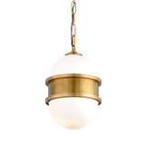 Hudson Valley Lighting Broomley Pendant Light in Solid Brass