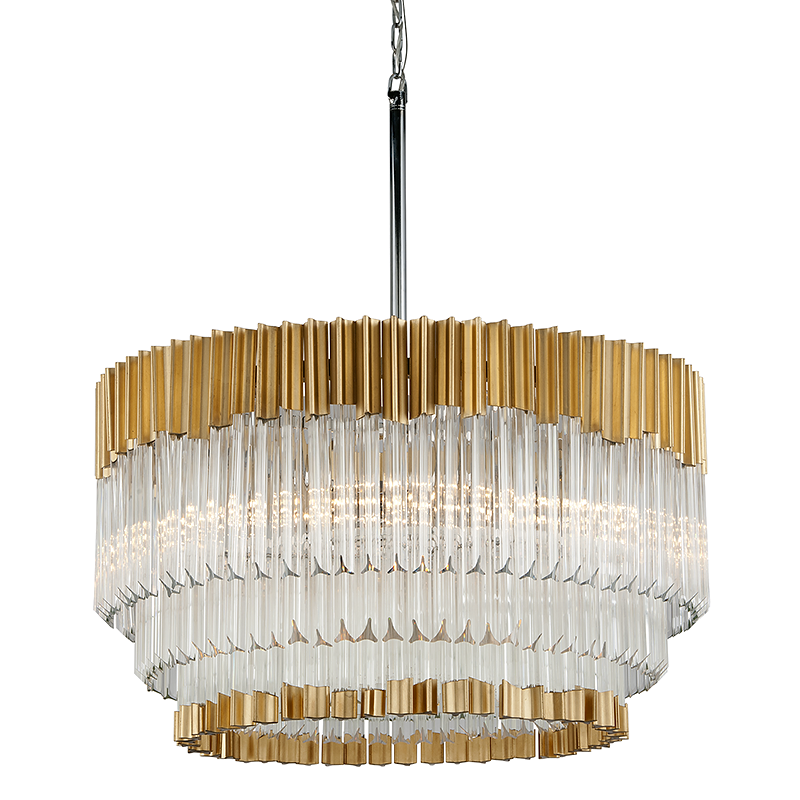 Hudson Valley Lighting Charisma Pendant Light with Glass Crystals