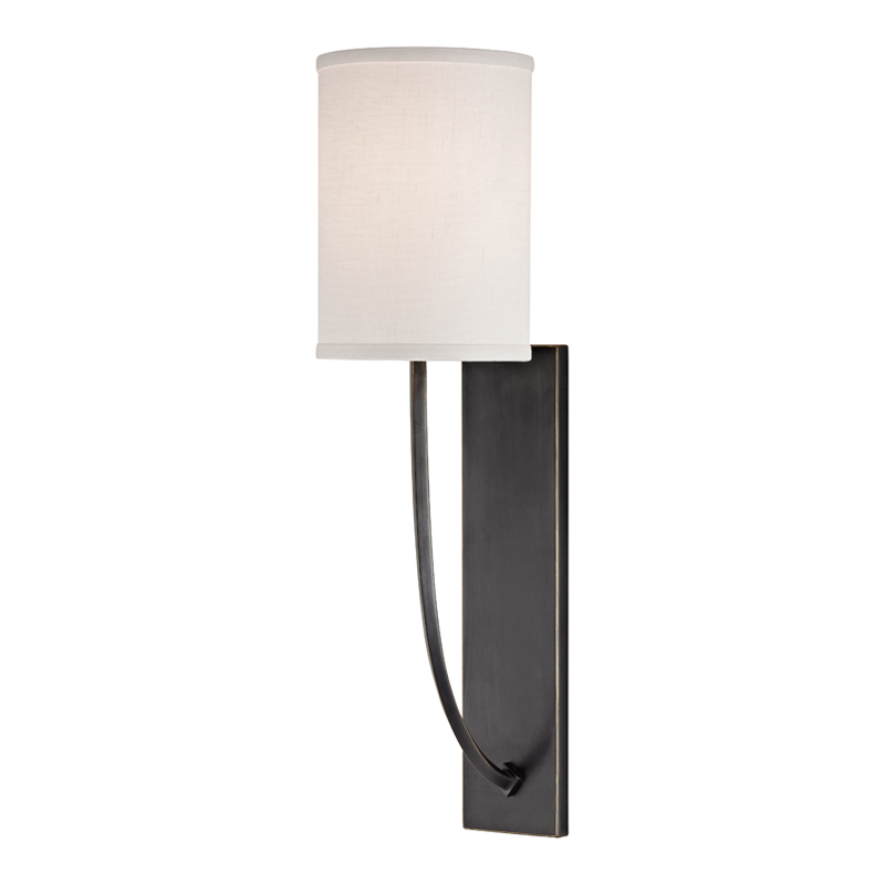 Hudson Valley Lighting Colton Wall Sconce with Black Metal