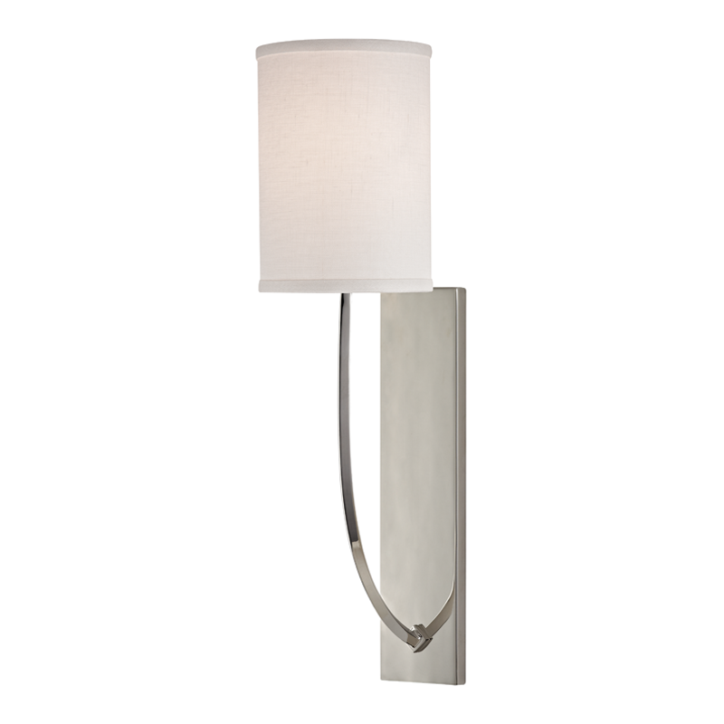 Hudson Valley Lighting Colton Wall Sconce with Polished Nickel