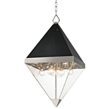 Hudson Valley Lighting Coltrane Pendant Light with Steel and Glass