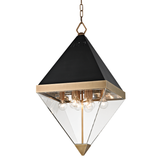 Hudson Valley Lighting Coltrane Pendant Light with Steel and Glass