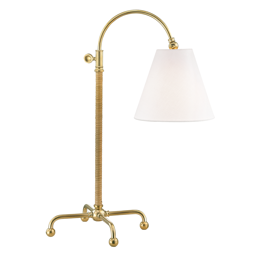 Hudson Valley Lighting Curves No. 1 Floor Lamp in Brass