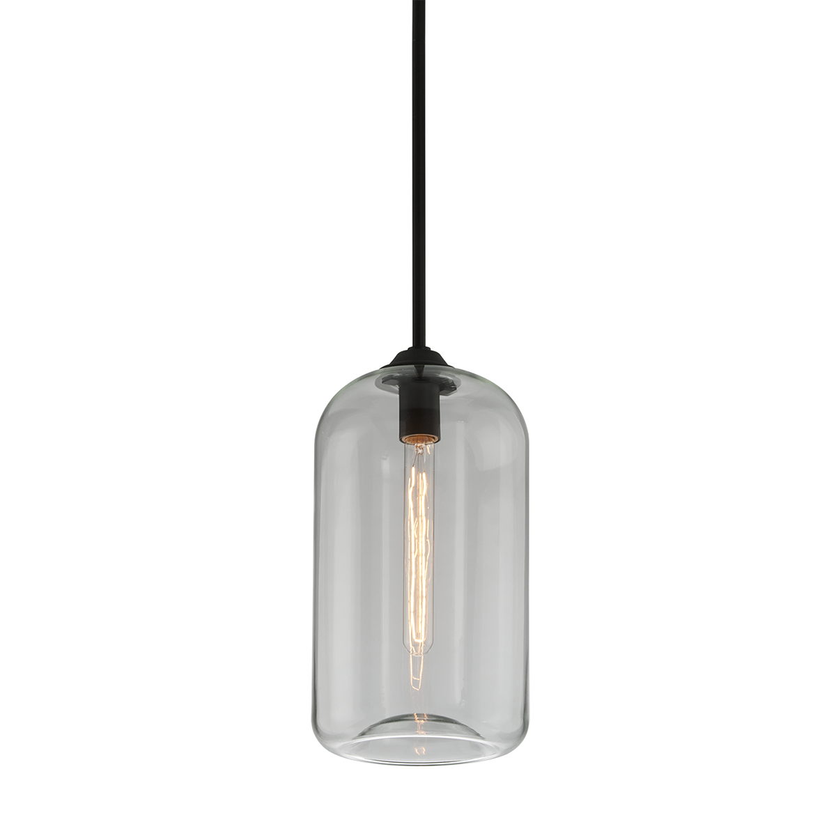 Hudson Valley Lighting District Pendant Light in Hand-Worked Iron