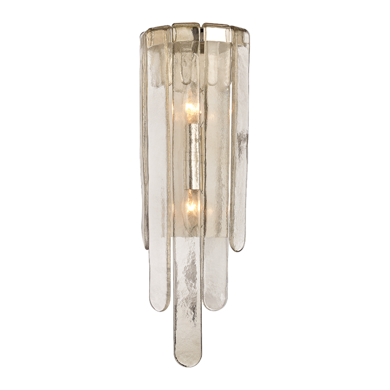 Hudson Valley Lighting Fenwater Wall Sconce with Light Bronze Glass