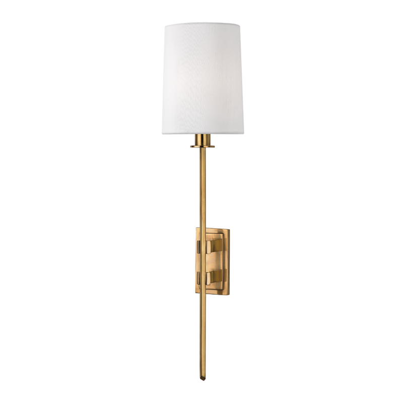 Hudson Valley Lighting Fredonia Wall Sconce with Warm Brass Metal