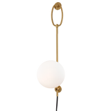 Hudson Valley Lighting Gina Wall Sconce with Matt Steel