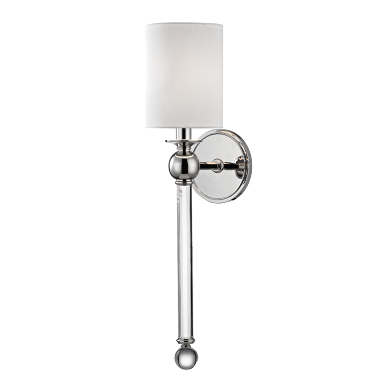Hudson Valley Lighting Gordon Wall Sconce with Polished Nickel