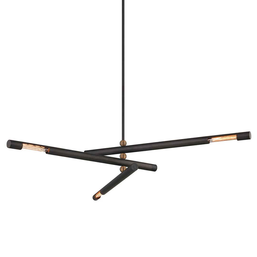 Hudson Valley Lighting Hendrix Pendant Light with Hand-Worked Iron - Large