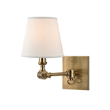 Hudson Valley Lighting Hillsdale Wall Sconce with Dark Brass Metal