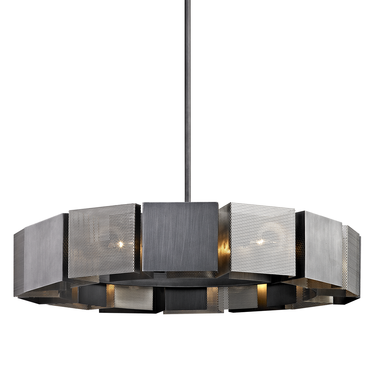 Hudson Valley Lighting Impression Pendant Light with Hand-Worked Iron