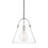 Hudson Valley Lighting Karin Large Pendant Light with Polished Steel