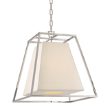 Hudson Valley Lighting Kyle Pendant Light in Polished Nickel