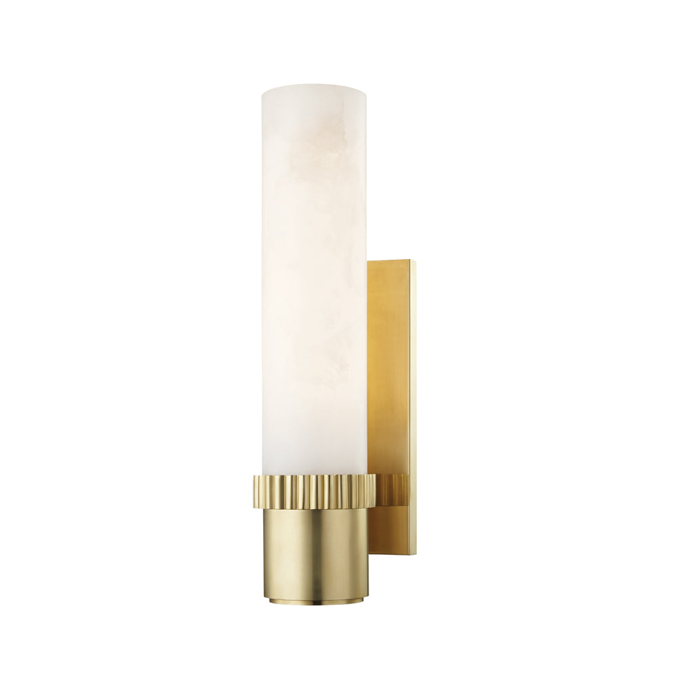 Hudson Valley Lighting Argon Wall Sconce in Aged Brass