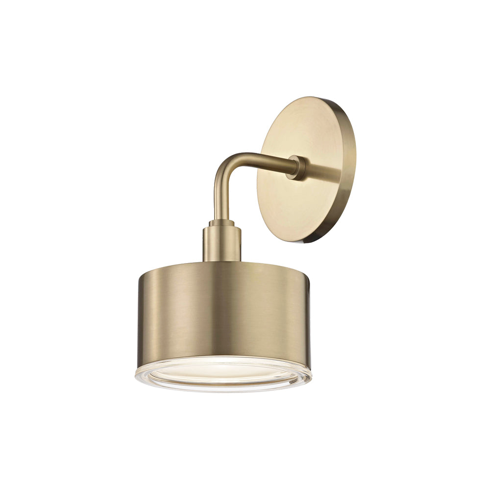 Hudson Valley Lighting Nora Wall Sconce in Aged Brass