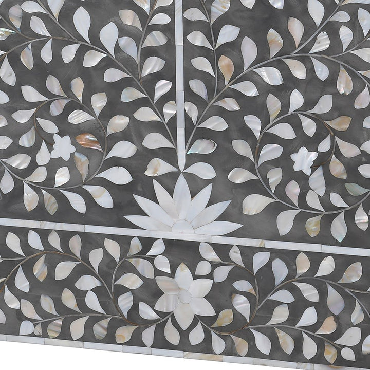 Hyderabad Headboard Inlaid with Mother of Pearl