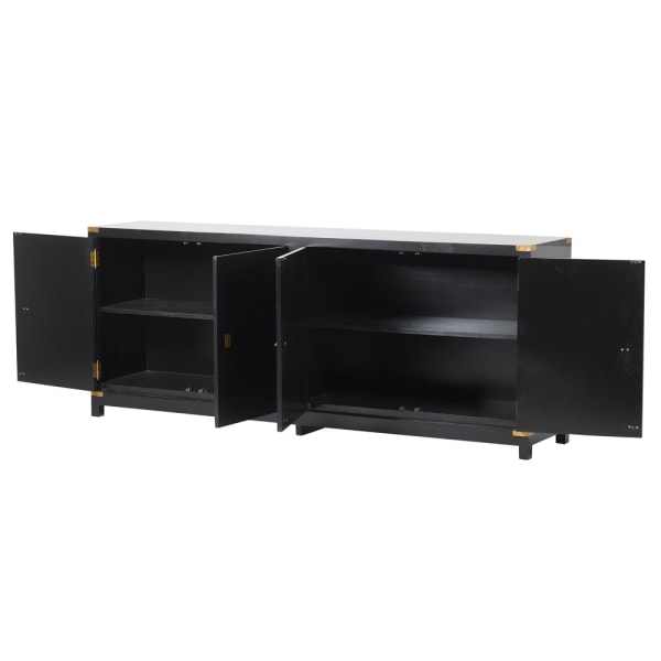 Black and Gold Park Lane Sideboard