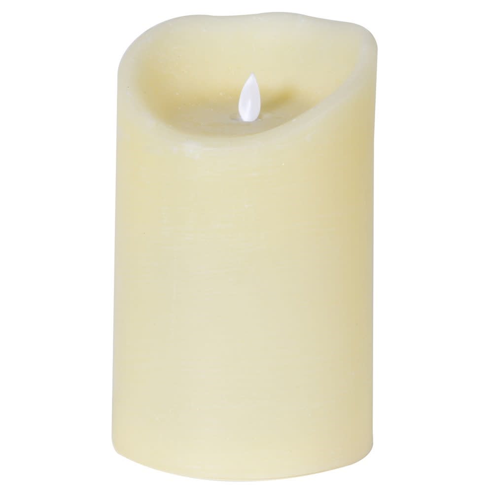 Illuminata Ivory Candle with Timer made from Real Wax