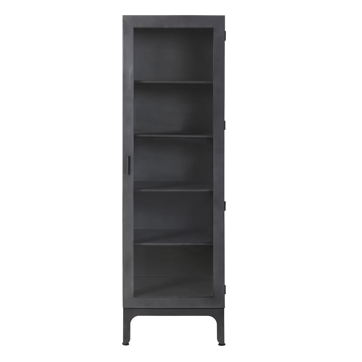 Narrow on sale black cabinet