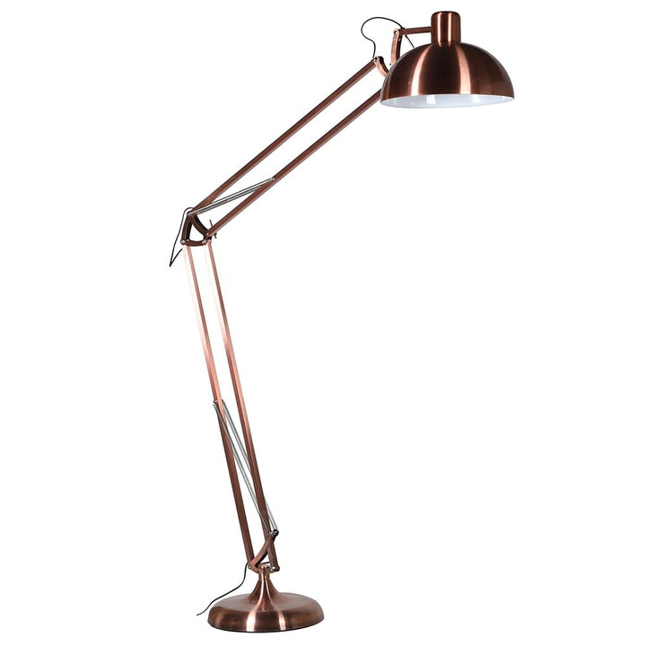 Jerry Angled Lamp with Copper Exterior
