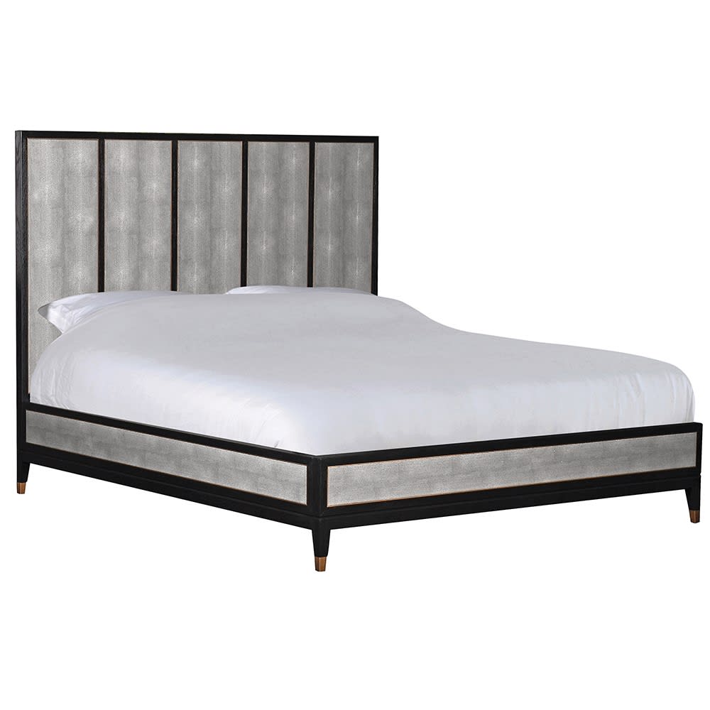 Kimmella Bed in Super King 6ft with Faux Shagreen