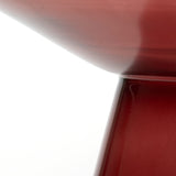 Light & Living Dakwa Side Table in Burgundy Glass