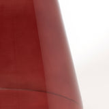 Light & Living Dakwa Side Table in Burgundy Glass