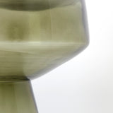Light & Living Dakwa Side Table in Grey-Green Glass