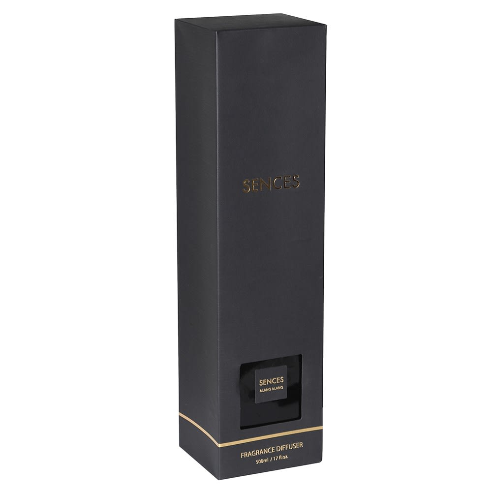 Large Amora Reed Diffuser with Onyx Glass Bottle