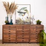 Three Door Larkin Draftsman Sideboard