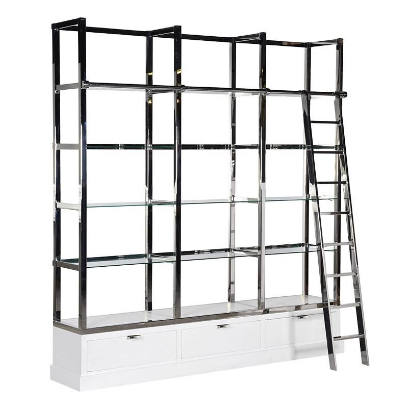 Lyson Library Shelves Unit with Ladder
