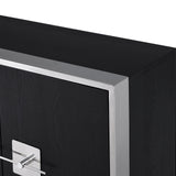 Liang & Eimil Ophir Sideboard with Black Ash Veneer and Stainless Steel – Excess Stock