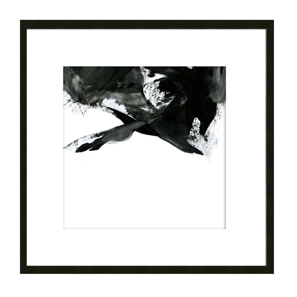 Liang & Eimil Abstract Expression III Print with Black Frame