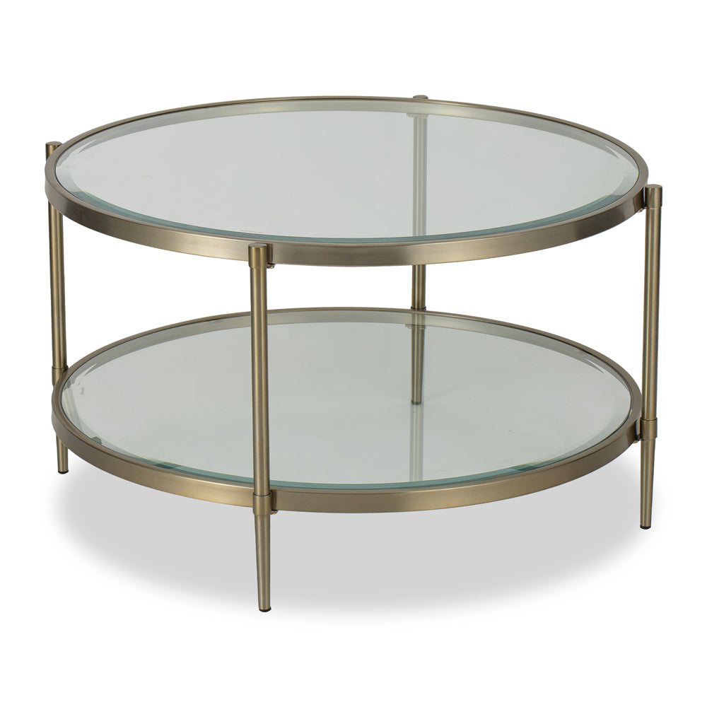 Liang & Eimil Adlon Coffee Table with Brushed Brass Finish