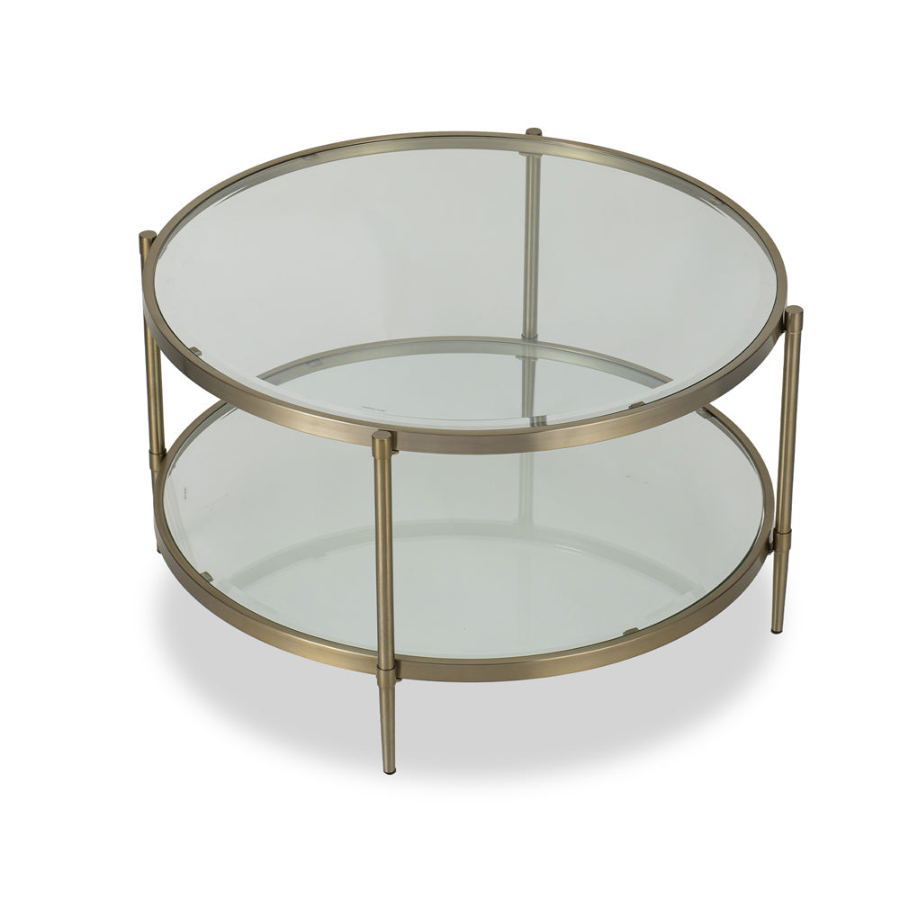 Liang & Eimil Adlon Coffee Table with Brushed Brass Finish