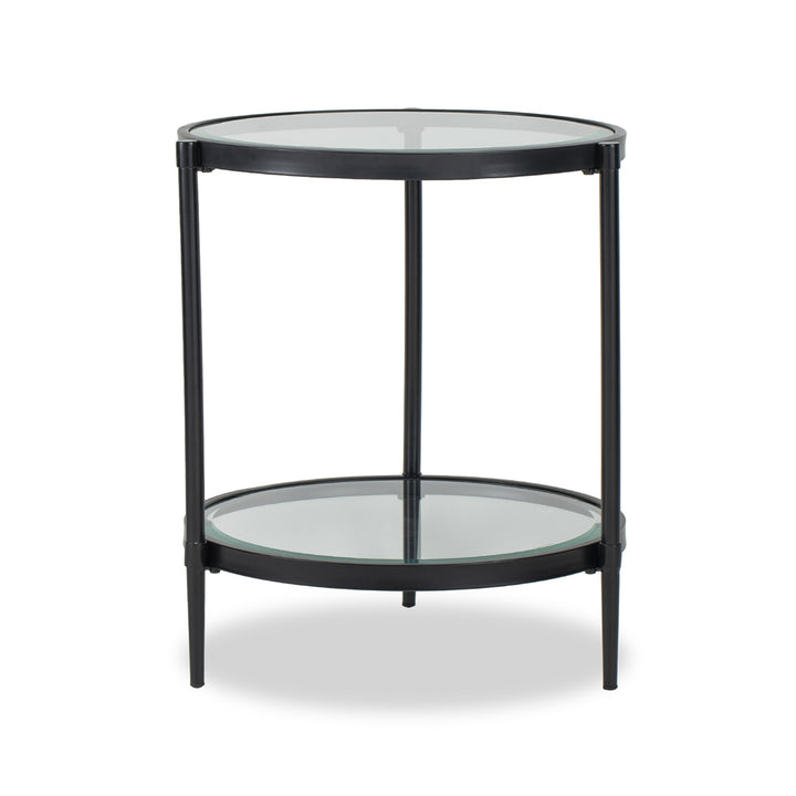 Liang & Eimil Adlon Side Table with Industrial Brown Finish