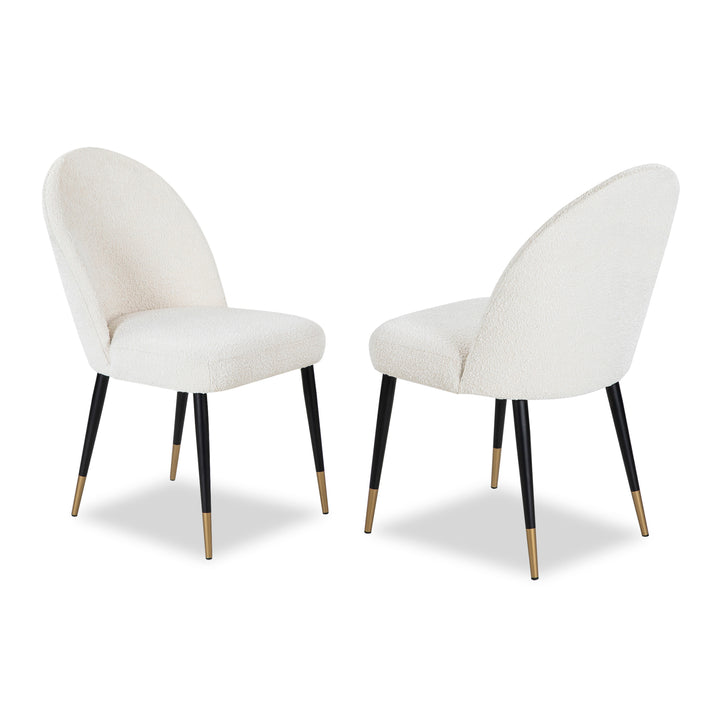 Liang & Eimil Alfa Chair in Sand Boucle Set of 2