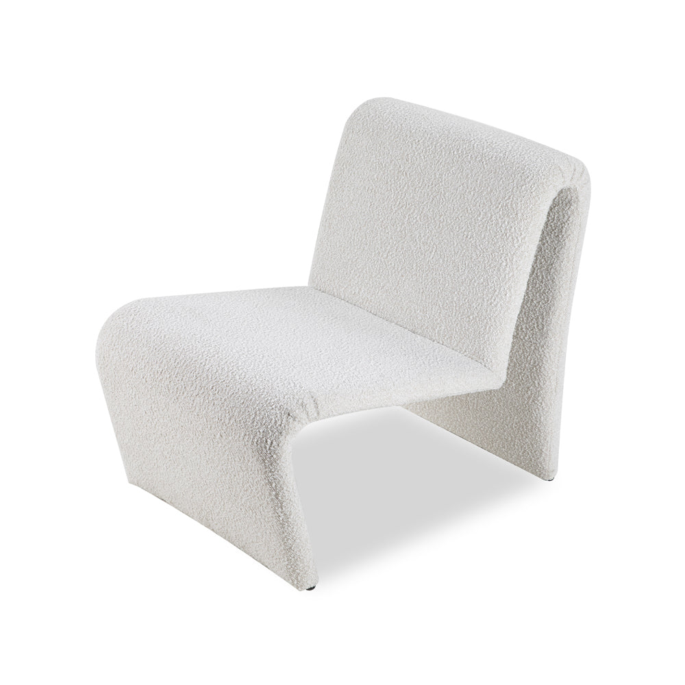 Liang & Eimil Alga Occasional Chair in Boucle Sand Upholstery