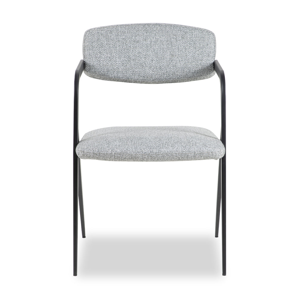 Liang & Eimil Alpar Dining Chair with Emporio Grey Fabric