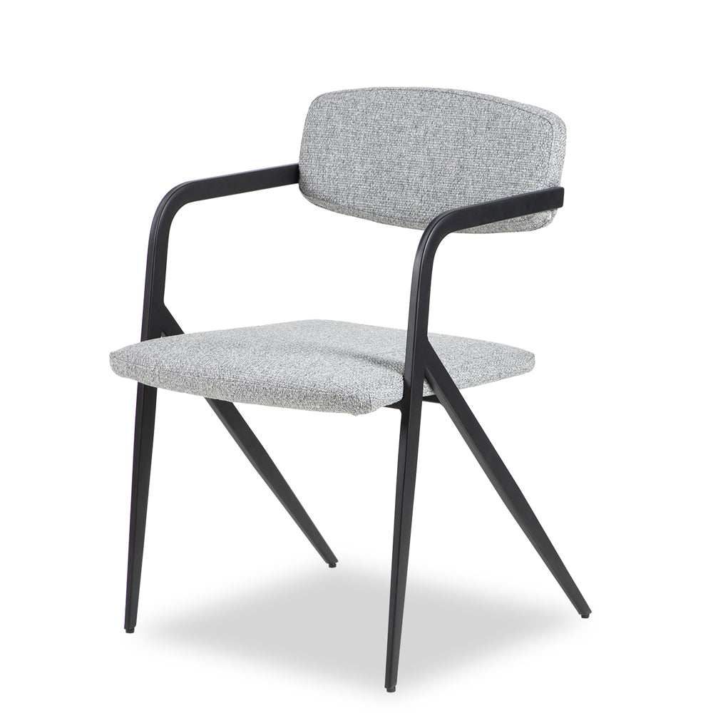 Liang & Eimil Alpar Dining Chair with Emporio Grey Fabric