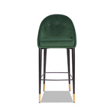 Liang & Eimil Arden Stool in Gainsborough Emerald Green Velvet