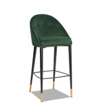 Liang & Eimil Arden Stool in Gainsborough Emerald Green Velvet
