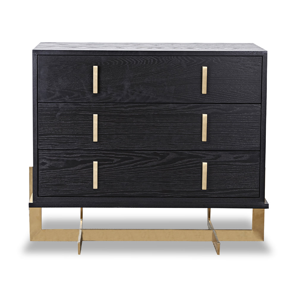 Liang & Eimil Archivolto Chest of Drawers in Wenge and Brushed Brass